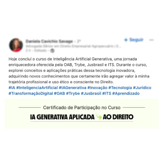Depoimento de advogada sênior em Direito Empresarial: jornada enriquecedora com aplicações práticas da IA no Direito